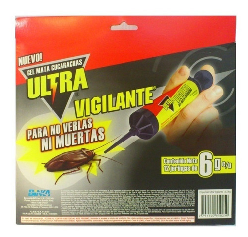 Gel Mata Cucarachas Vigilante En Jeringa