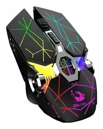 Imagen 1 de 1 de Mouse de juego recargable Free Wolf X13 star black