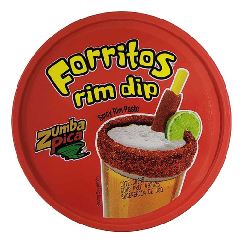 Chamoy Forritos Rim Dip Para Escarchar Bebidas 227 G
