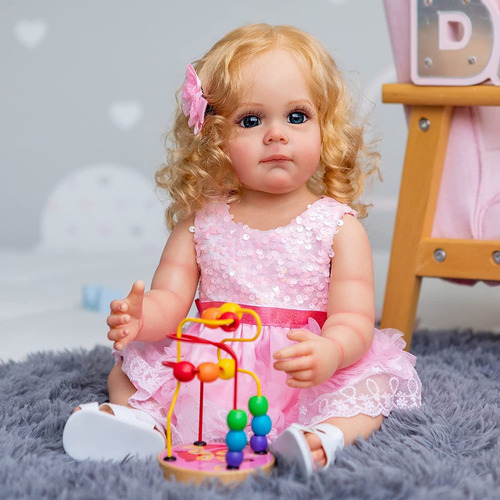 Reborn Bebe Niña Real Cuerpo Silicona Vinilo Bebes Original