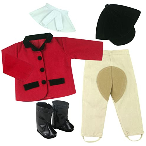 Sophia' 18 Inch Doll Riding Outfit & Black Doll Boots, Doll