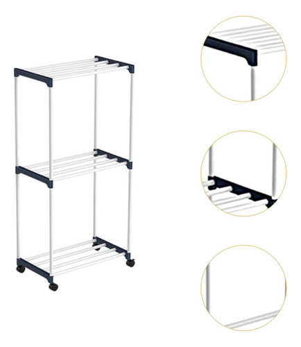 Ropa De Ropa Ropa Ropa Ratry Secado Organizador Piso De Pie