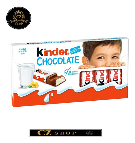 Chocolate Kinder Barra 10x8 U