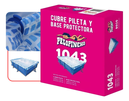 Cubre Pileta Cobertor Y Base Protectora Pelopincho 1043