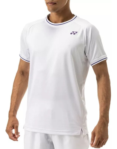 Playera Tennis Yonex Tournament Blanco Hombre 10561ex-011