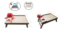 Comprar Dos Mesas Desayuno Cama Grande 50 X 32 Cm  + 40x 28 Cm Media