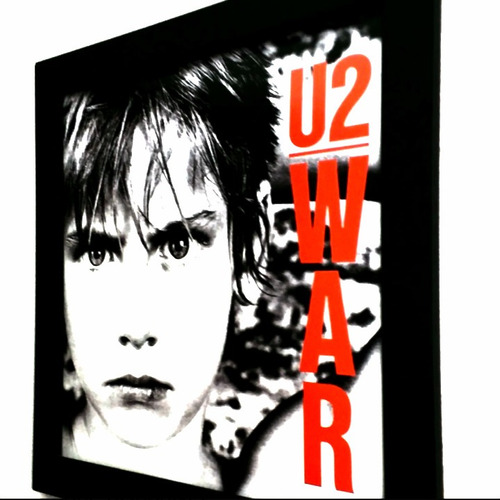 Quadro U2 Lp War  Capa Do Disco Quadro De Rock
