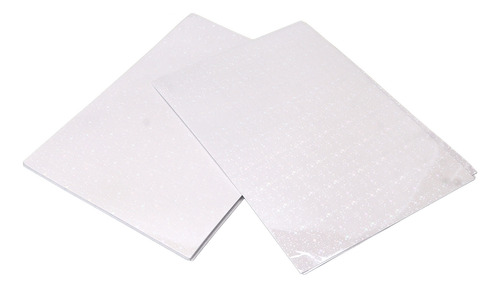 50 Hojas De Laminado Holográfico En Frío Cortables