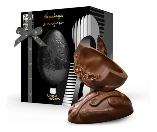 Ovo Páscoa Lingua De Gato Exagero 370g Chocolate Kopenhagen