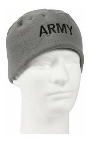 Gorra Abrigo Tejida  Army Gris