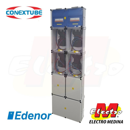 Gabinete 4 Medidor Trifasico Edenor Conextube Electro Medina