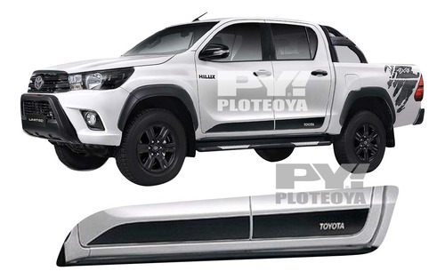Calcos Franjas Limited Puertas Toyota Hilux Conductor