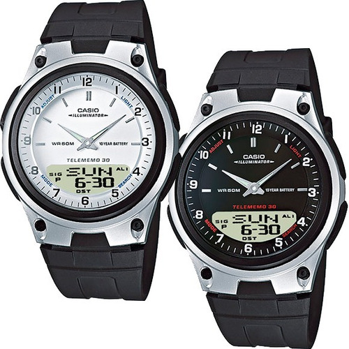 Reloj Casio Aw80 Caucho - Sumergible - 100% Original Cfmx -