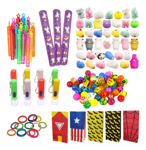 50 Juguetes Para La Piñata Resortes Super Héroes Souvenir