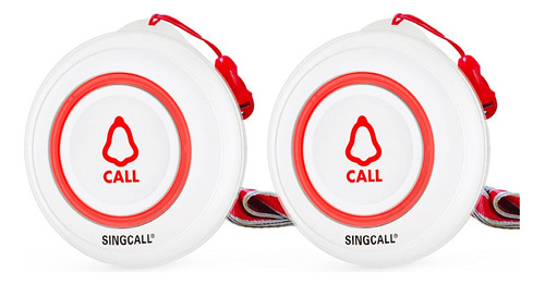 Singcall Boton Inalambrico De Llamada De Emergencia Para E