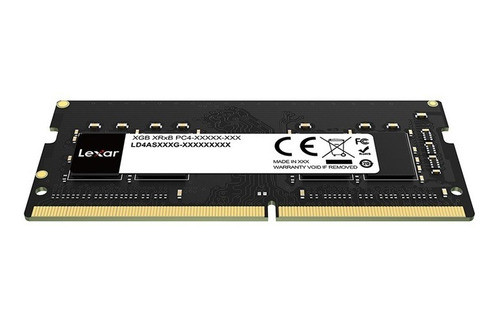 Imagen 3 de 3 de Memoria Ram Sodimm 8gb Ddr4 3200 Mhz Value Lexar