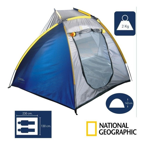 Carpa De Playa Nat Geo Con Filtro Uv Hogar Y Camping