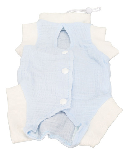 Traje De Recuperación Para Gatitos Azul En L, Transpirable,
