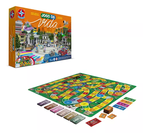 Kit Jogos Divertidos Banco Imobiliário + Jogo Da Vida