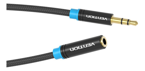 Cable Extension Audio Auxiliar Vention 3.5mm Nylon 1m 10 Pza
