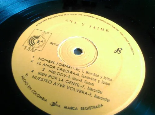 Vinilo Ana Y Jaime -este Viento. Ljp (Usado)