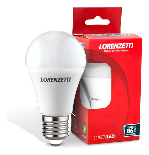 Lâmpada Lorenled Bulbo 12w Amarela - Lorenzetti