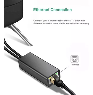 Ethernet Adapter For Fire Tv Stick Chromecast Ultra/2/1/audi