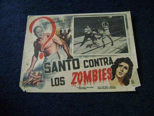 Santo Contra Los Zombies Cartel Poster B  18.12.23