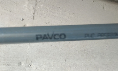 Tubo Aguas Blancas Pvc 1/2 Pulgada X 6 Metros (Usado)