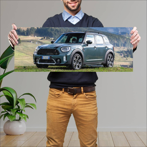 Cuadro 30x80cm Auto 2020 Mini Cooper S Countryma 372