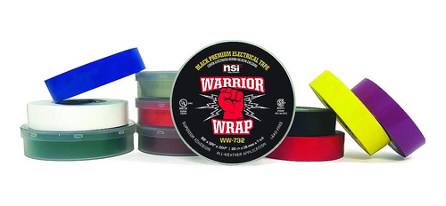 Warriorwrap General 3/4 PuLG. X 60 Pies 7 Mil Cinta Eléctric