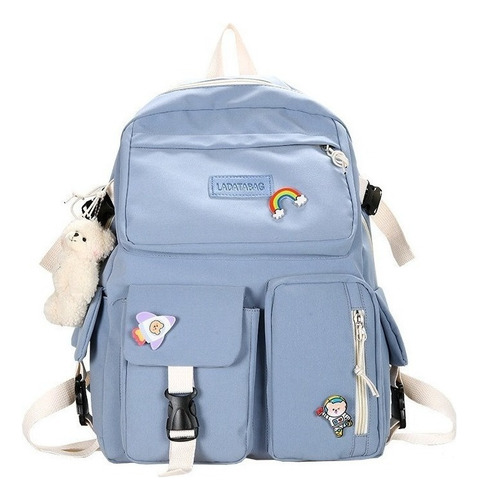 Escolar De Viagem De Nylon Mochila Impermeable Chica Kawaii