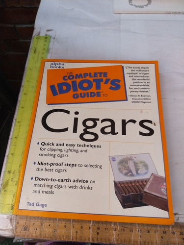 The Complete Idiot's Guide To Cigars Tad Gage (us)