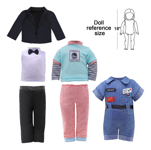 Trajes De Ropa De Muñeca De Niño De Moda Para Muñecas De Niñ