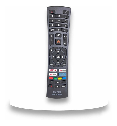 Controle Remoto Para Tv Multilaser Smart 4k 50, 55 Polegadas