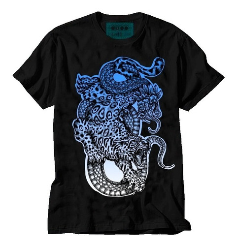 Playera México Mágico - Serpiente Emplumada - Jaguar 