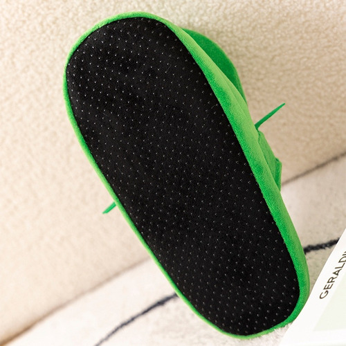 . Pantuflas Antideslizantes Felpa Suave Cocodrilo For Mujer