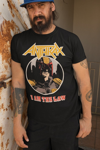 Camiseta Rock Metal Anthrax N1