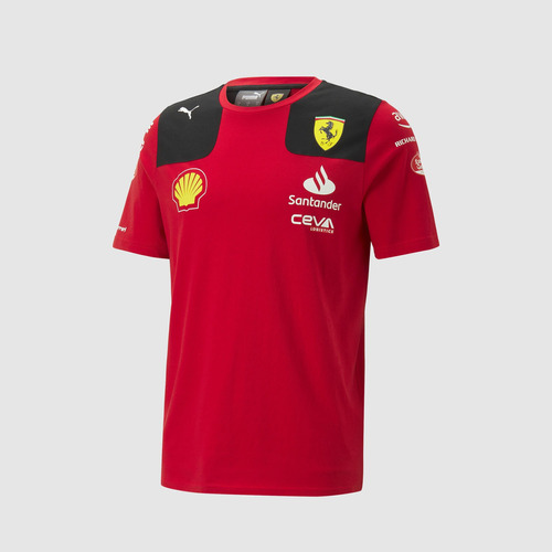 Polera Oficial Scuderia Ferrari Carlos Sainz 2023 -oneracing