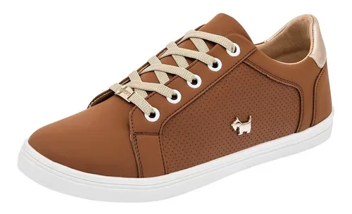 Tenis color camel mujer hot sale
