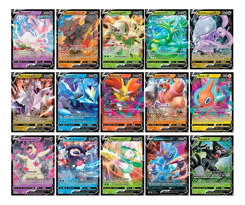 07 Cartas Pokemon Ultra Rara Nenhuma Repetida Original Copag :  : Brinquedos e Jogos