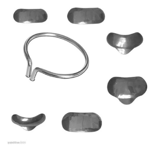 Imagen 4 de 6 de Banda Matrices Preformadas Odontología Anillo 100u Santiago