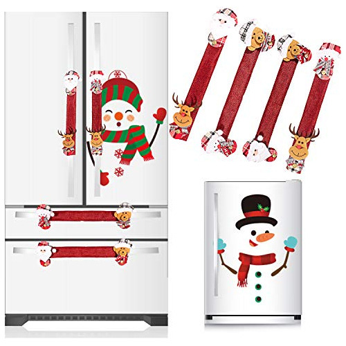 Conjunto De Decoracion Para Refrigeradores Estilo Navideño