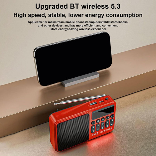 Radio Am Fm Portátil - Radio Meteorológica Con Usb Y