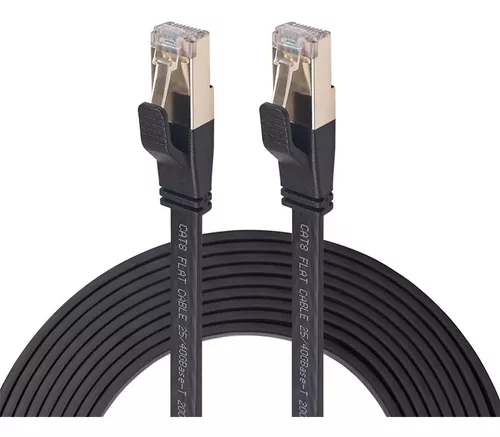 Cable utp cat 8 rj45 ethernet 3m ponchado certificado 40gbps SISDATA