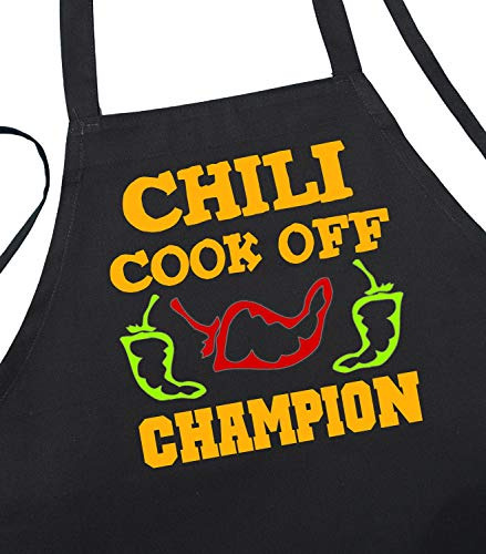 El Delantal Negro Chili Cook Off Champion Gana El Premio