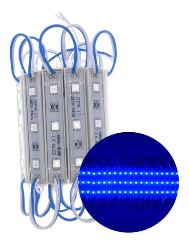 Modulo Led 5054 Colores Blue Carteles Letras Corporea X100