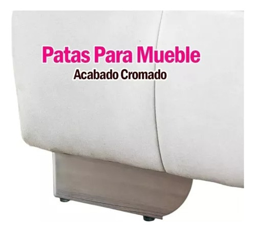 Pata Esquina Cromada 150x150mm