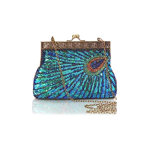 Clutch Vintage Peacock Años 20: Babeyond.