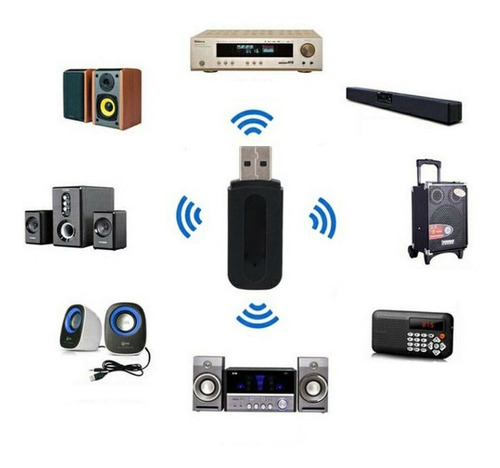 Transmisor Audio Bluetooth De 3.5mm Usb